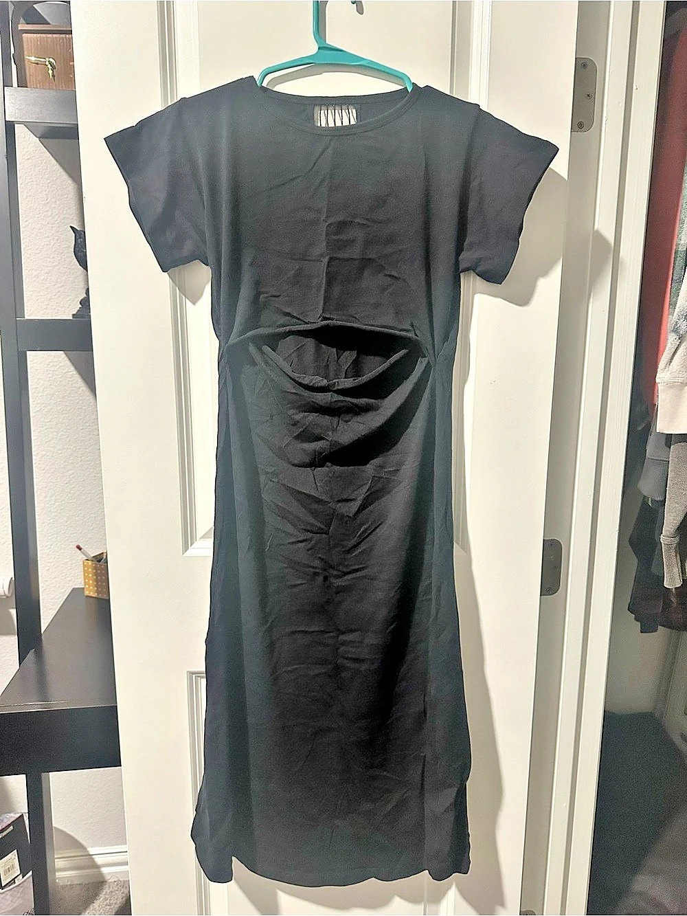 peek-a-boo Black Maxi Dress Size 1